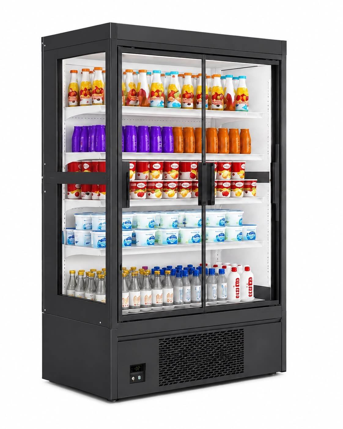 2-Door Beverage Cooler