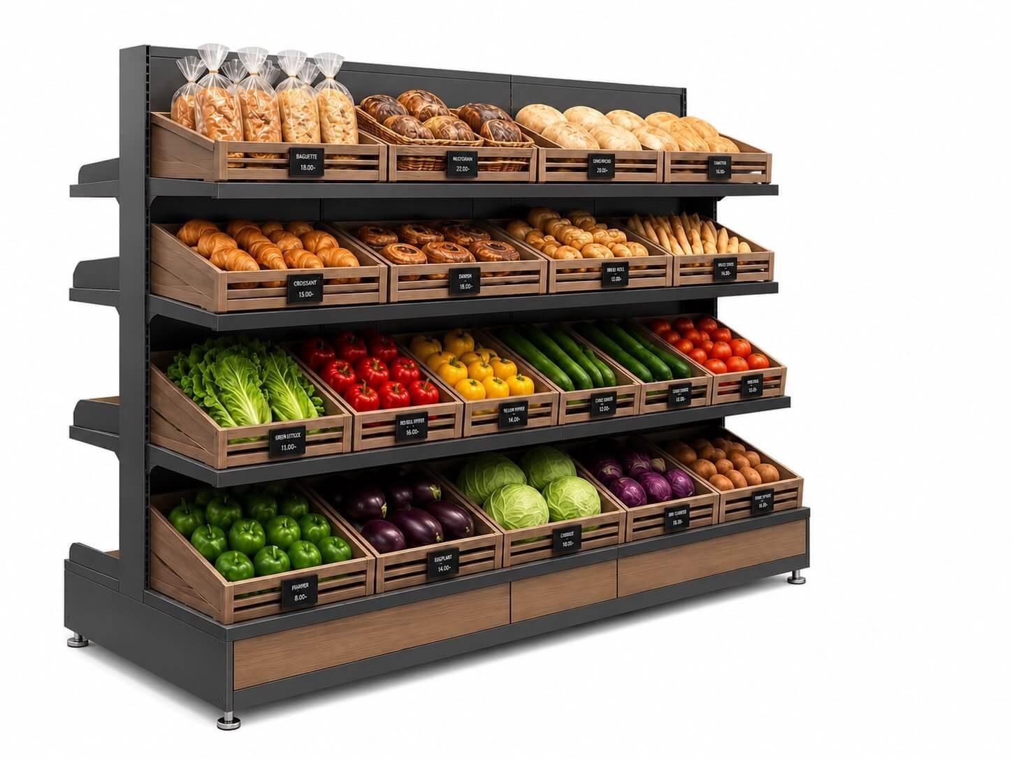Bakery & Produce Shelving System